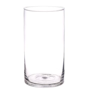 Glasvas, cylindrisk, SANYA AIR, transparent, 29cm, Ø15,5cm