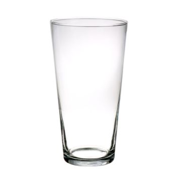 Konisk blomvas ANNA AIR i glas, klar, 29,5cm, Ø16cm