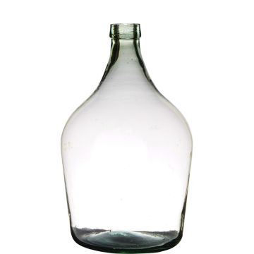 Glasballong JENSON, återvunnen, klar-grön, 39cm, Ø25cm, 10L