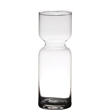 Blomvas i glas ANONG, transparent, 20cm, Ø7cm