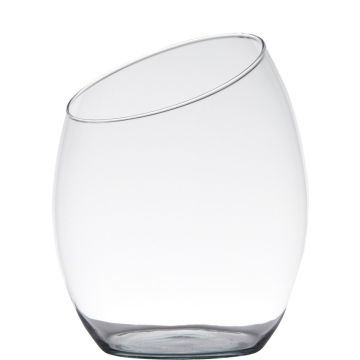 Bordslampa KATE i glas, återvunnet, klart, 20cm, Ø16,5cm Bordslampa KATE i glas, återvunnet, klart, 20cm, Ø16,5cm