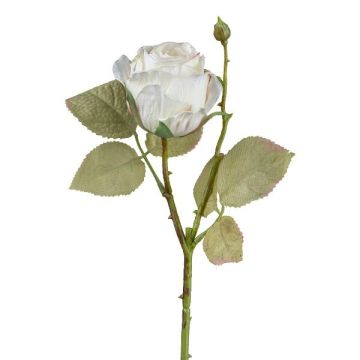 Konstgjord ros ZORKLIN, vit, 45cm, Ø6,5cm Konstgjord ros ZORKLIN, vit, 45cm, Ø6,5cm