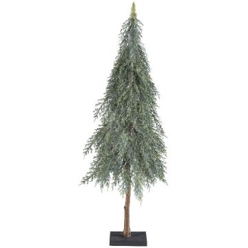 Dekorationsträd cypress BAMAT, konstgjord stam, grå, 75cm