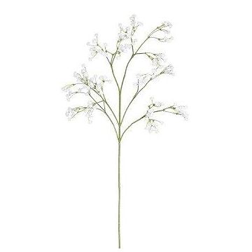 Dekorativ kvist av slöjblomma CECILIA, vit, 60cm Dekorativ kvist av slöjblomma CECILIA, vit, 60cm