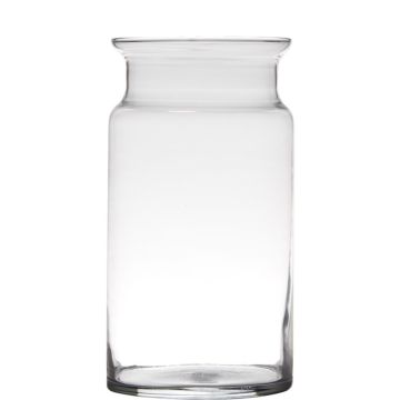 Blomvas i glas HANNA EARTH, klar, 29,5cm, Ø15cm