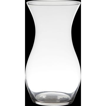 Rundad glasvas PIRINYA, klar, 25cm, Ø14cm