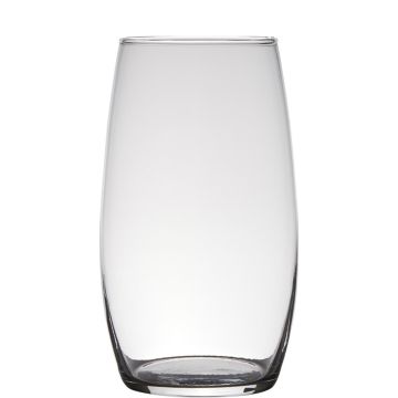 Rundad glasvas NATTIDA, klar, 25cm, Ø14cm