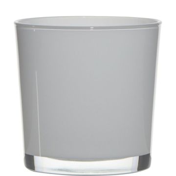 Glaskruka ALENA, vit, 13cm, Ø13cm Glaskruka ALENA, vit, 13cm, Ø13cm