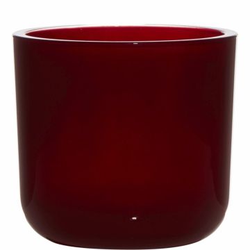 Ljusstake NICK i glas, röd, 13cm, Ø14cm Ljusstake NICK i glas, röd, 13cm, Ø14cm