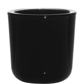 Te-ljushållare NICK i glas, svart, 7,5cm, Ø7,5cm Te-ljushållare NICK i glas, svart, 7,5cm, Ø7,5cm