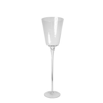 Stort stjälkglas med fot BENEDICK, klart, 100cm, Ø29cm