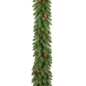 Konstgjord grangirland HEINOLA med kottar, grön, 270cm, Ø30cm