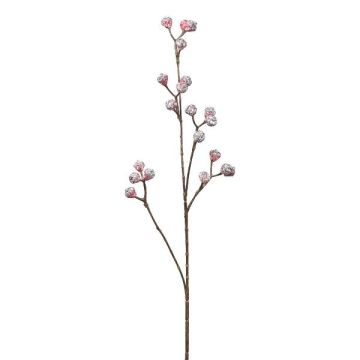 Konstgjord eukalyptusgren SLOHER med frukter, vinröd, 65cm Konstgjord eukalyptusgren SLOHER med frukter, vinröd, 65cm