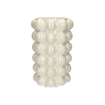 Vase Bubble LYNNETTE av dolomit, sandfärgad, 24cm, Ø15cm Vase Bubble LYNNETTE av dolomit, sandfärgad, 24cm, Ø15cm