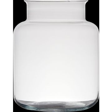Ljusstake KARIN EARTH i glas, återvunnet, klart, 24cm, Ø17cm Ljusstake KARIN EARTH i glas, återvunnet, klart, 24cm, Ø17cm