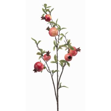 Konstgjord gren med granatäpplen GRONEL med frukter, röd, 80cm Konstgjord gren med granatäpplen GRONEL med frukter, röd, 80cm
