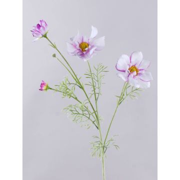 Dekorativ kvist med prydnadsblommor HIKJAN, vit-violett, 80cm Dekorativ kvist med prydnadsblommor HIKJAN, vit-violett, 80cm