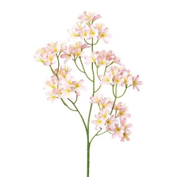 Dekorativ äppelblomskvist YORBEN med blommor, rosa, 60cm