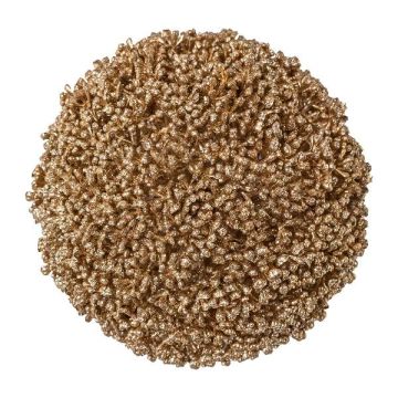 Konstgjord bärkula NAVINE med bär, guld, Ø13cm Konstgjord bärkula NAVINE med bär, guld, Ø13cm