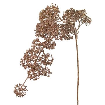 Konstgjord snöbollsgren SALFHY med knoppar, metallic-ljusrosa, 90cm Konstgjord snöbollsgren SALFHY med knoppar, metallic-ljusrosa, 90cm