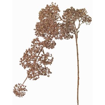 Konstgjord snöbollsgren SALFHY med knoppar, metallic-ljusrosa, 90cm Konstgjord snöbollsgren SALFHY med knoppar, metallic-ljusrosa, 90cm