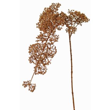 Konstgjord snöbollsgren SALFHY med knoppar, metallic-koppar, 90cm Konstgjord snöbollsgren SALFHY med knoppar, metallic-koppar, 90cm
