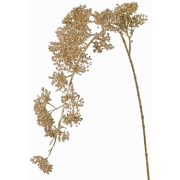 Konstgjord snöbollskvist SALFHY med knoppar, metallic-silver-guld, 90cm Konstgjord snöbollskvist SALFHY med knoppar, metallic-silver-guld, 90cm