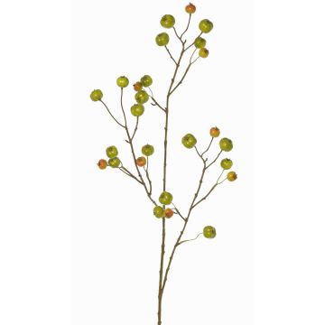 Konstgjord gren av prydnadsäpple NONGIH med frukter, grön-orange, 90cm Konstgjord gren av prydnadsäpple NONGIH med frukter, grön-orange, 90cm