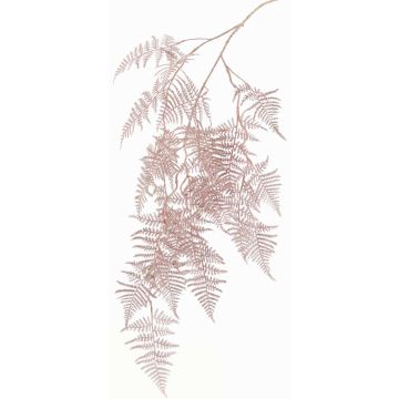 Dekorativ kvist Asparagus plumosus MELFHY, hängande, metallic-ljusrosa, 130cm