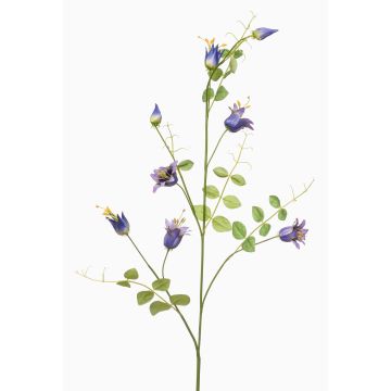 Dekorativ kvist Clematis LENOMA, blå, 115cm Dekorativ kvist Clematis LENOMA, blå, 115cm