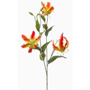 Dekorativ kvist Gloriosa TROFEL, orange-gul, 90cm Dekorativ kvist Gloriosa TROFEL, orange-gul, 90cm