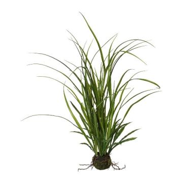 Konstgräs vass JOLPA med jordklump, rötter, grön, 55cm Konstgräs vass JOLPA med jordklump, rötter, grön, 55cm