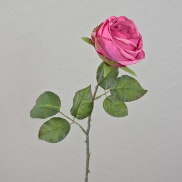 Konstgjord ros FINAKAS, cerise, 65cm, Ø9cm