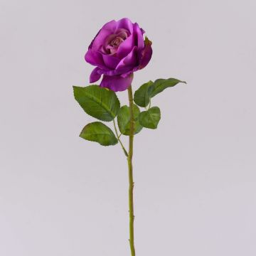Konstgjord ros WINAKAS, violett, 35cm, Ø10cm
