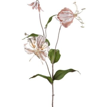 Dekorativ kvist Gloriosa LISUPY, beige-guld, 80cm Dekorativ kvist Gloriosa LISUPY, beige-guld, 80cm