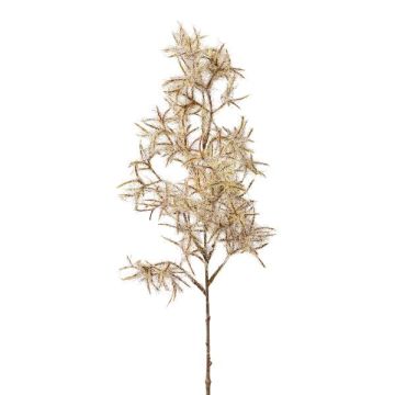 Konstgjord kvist av perukbuske SLANDE med blommor, grå, 45cm Konstgjord kvist av perukbuske SLANDE med blommor, grå, 45cm