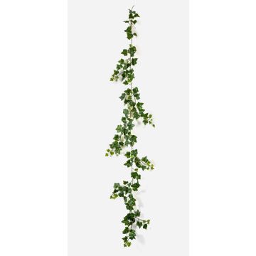Konstgjord murgröna-girland LINNEO, crossdoor, grön-vit, 205cm