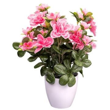 Konstblomma azalea FRALVI i dekorativ kruka, rosa, 26cm Konstblomma azalea FRALVI i dekorativ kruka, rosa, 26cm