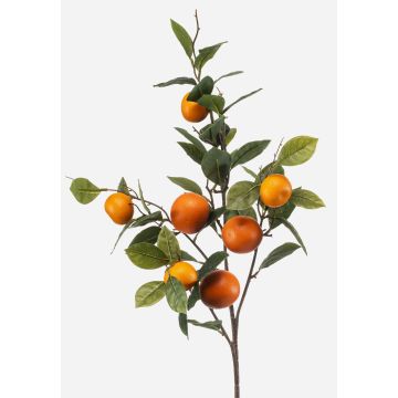 Konstgjord apelsingren QUEOSHA med frukter, orange, 95cm