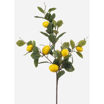 Konstgjord citrongren QUEOSHA med frukter, gul, 95cm