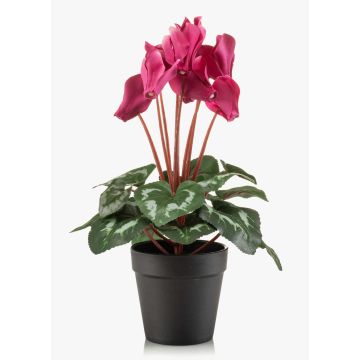 Konstgjord alpskugga VERIANA i dekorativ kruka, cerise, 30cm Konstgjord alpskugga VERIANA i dekorativ kruka, cerise, 30cm
