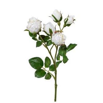 Konstblomma, ros SKURN, vit, 40cm, Ø2-4,5cm Konstblomma, ros SKURN, vit, 40cm, Ø2-4,5cm