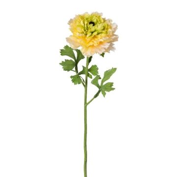 Dekorationsblomma ranunkel SLANK, gul, 45cm
