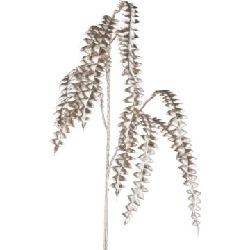 Konstgjord kvist, silverfärgad TRINOL, champagnefärgad, 85cm