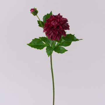 Konstblomma, dahlia WERNYT, vinröd, 45cm, Ø10cm Konstblomma, dahlia WERNYT, vinröd, 45cm, Ø10cm