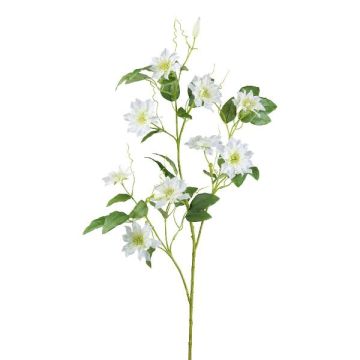 Konstgjord blomstergren, klematis ZOLME, vit, 115cm Konstgjord blomstergren, klematis ZOLME, vit, 115cm