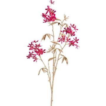 Dekorativ kvist av flammträd KONEE med blommor, röd-guld, 80cm Dekorativ kvist av flammträd KONEE med blommor, röd-guld, 80cm
