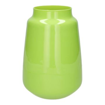 Glasblomvas FLORINI, äppelgrön-mjölkglas, 24,2cm, Ø17cm Glasblomvas FLORINI, äppelgrön-mjölkglas, 24,2cm, Ø17cm