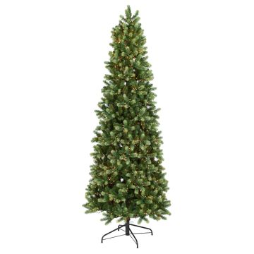 Konstgjord gran KNOXVILLE SPEED, LED-belysning, 230cm, Ø95cm