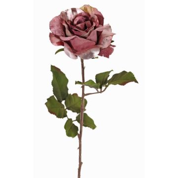 Konstgjord sammetros SINDALA, mörklila, 60cm, Ø12cm Konstgjord sammetros SINDALA, mörklila, 60cm, Ø12cm